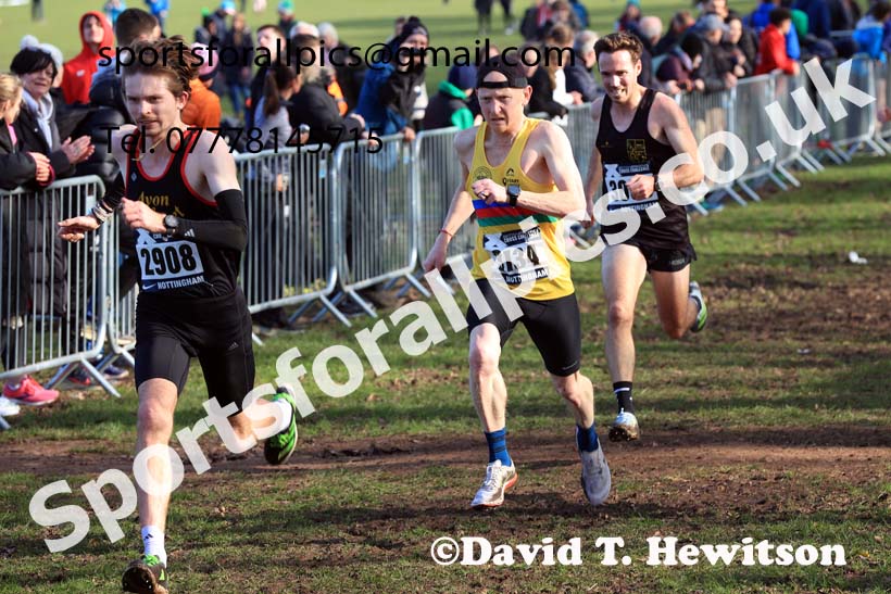 Senior Men, 2024 CAU Inter Counties Cross Country Champs., Wollaton Park, Nottingham. Photo: David T. Hewitson/Sports for All Pics